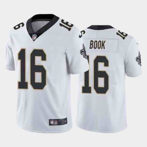 Men New Orleans Saints #16 Ian Book Nike White Vapor Limited Player NFL Jersey